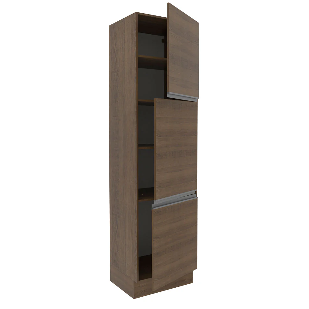 Paneleiro Madesa Glamy 60 cm 3 Portas Rustic - Image 4