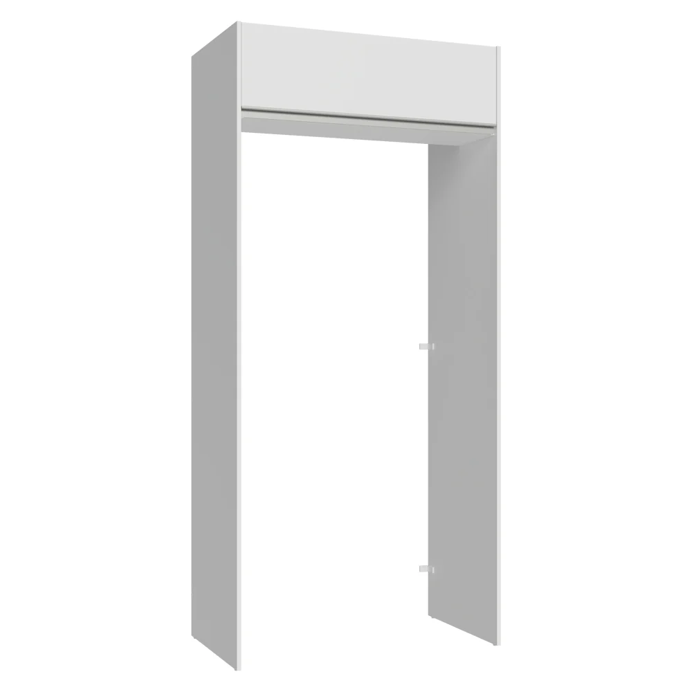 Porta-Geladeira 103 cm 1 Porta Basculante Branco Glamy Madesa