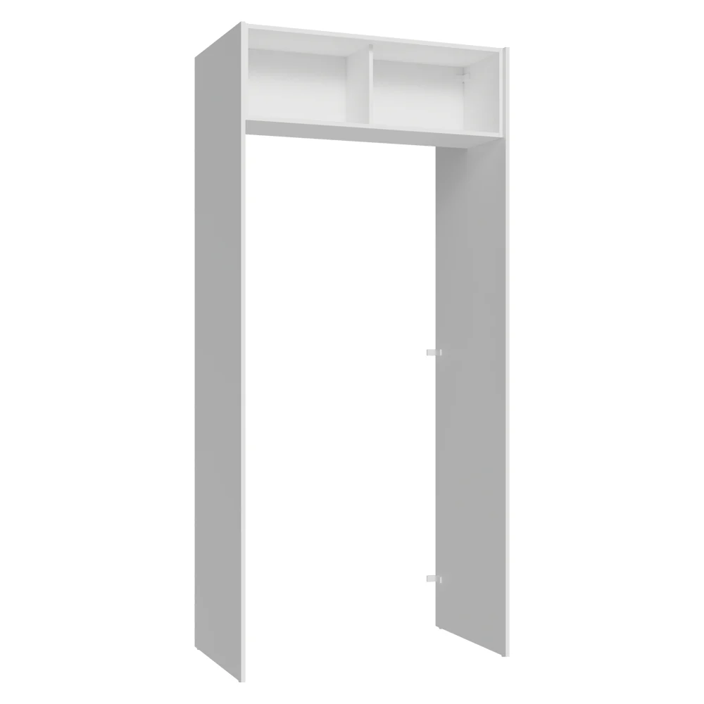 Porta-Geladeira 103 cm 1 Porta Basculante Branco/Rustic Stella Madesa - Image 11