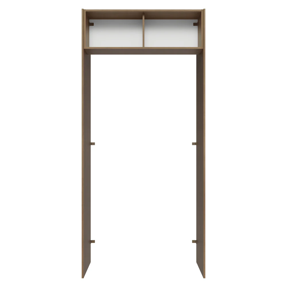 Porta-Geladeira 103 cm 1 Porta Basculante Rustic/Branco Glamy Madesa - Image 10