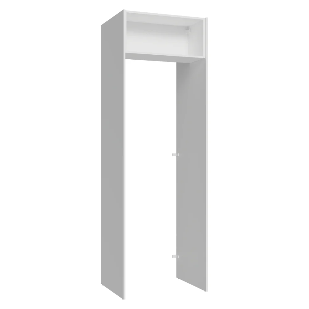 Porta-Geladeira 73 cm 1 Porta Basculante Branco/Cinza Agata Madesa - Image 11