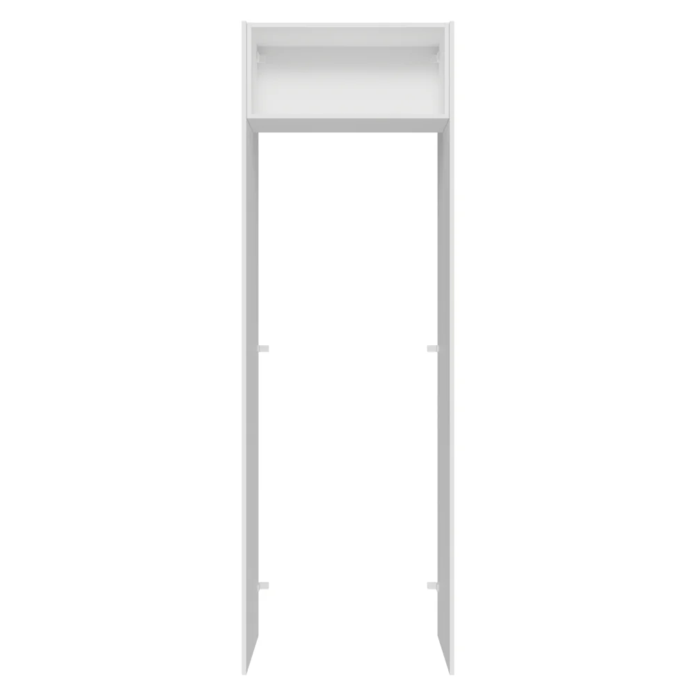 Porta-Geladeira 73 cm 1 Porta Basculante Branco/Rustic Glamy Madesa - Image 10