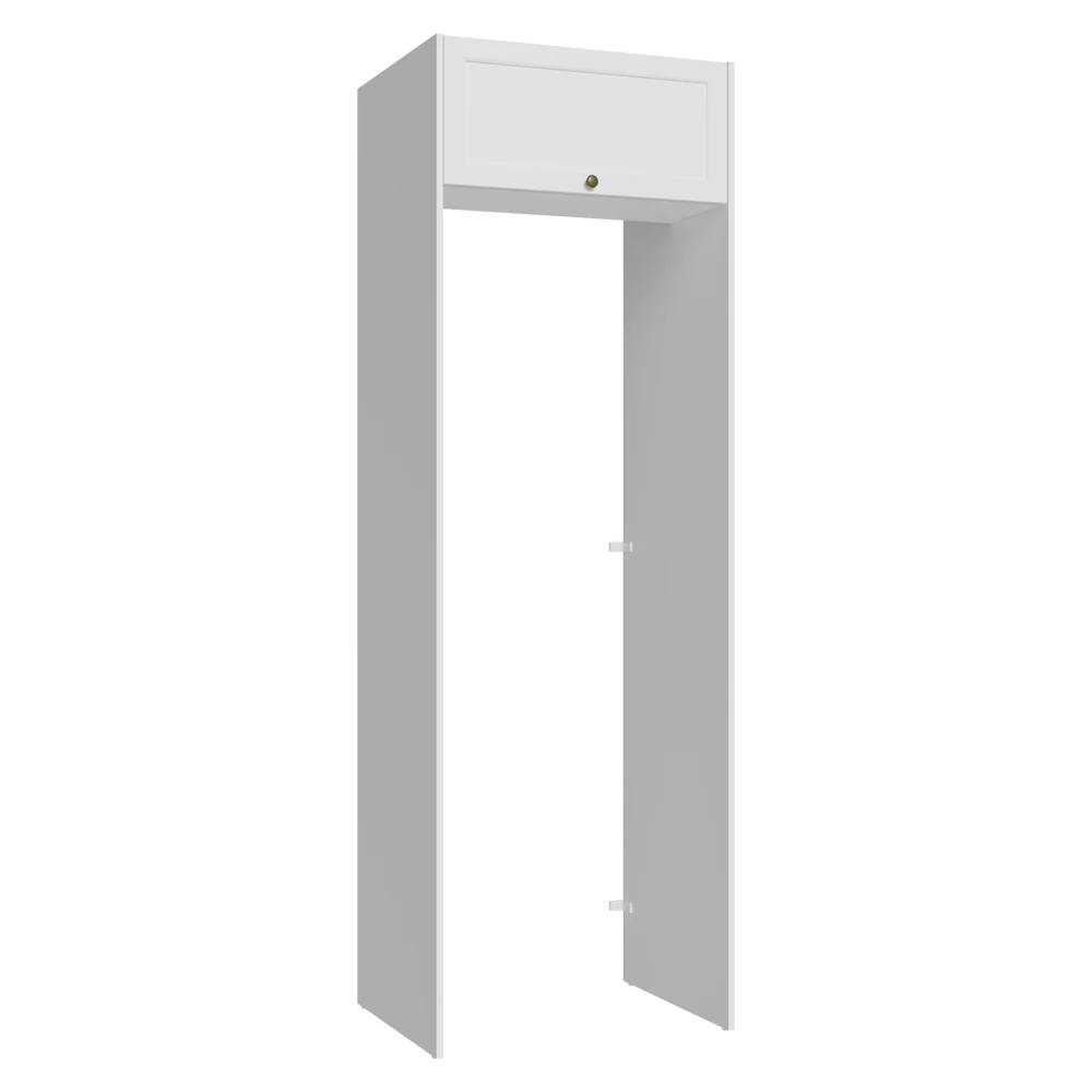 Porta-Geladeira 73 cm 1 Porta Basculante Branco Vik Madesa