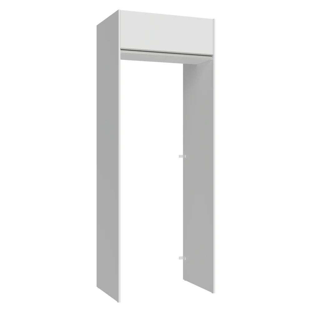 Porta-Geladeira 83 cm 1 Porta Basculante Branco Glamy Madesa