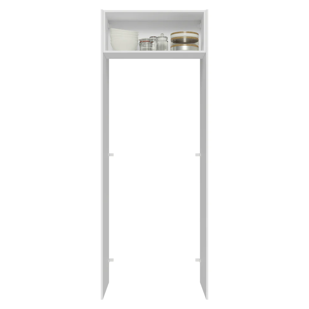 Porta-Geladeira 83 cm 1 Porta Basculante Branco Glamy Madesa - Image 4