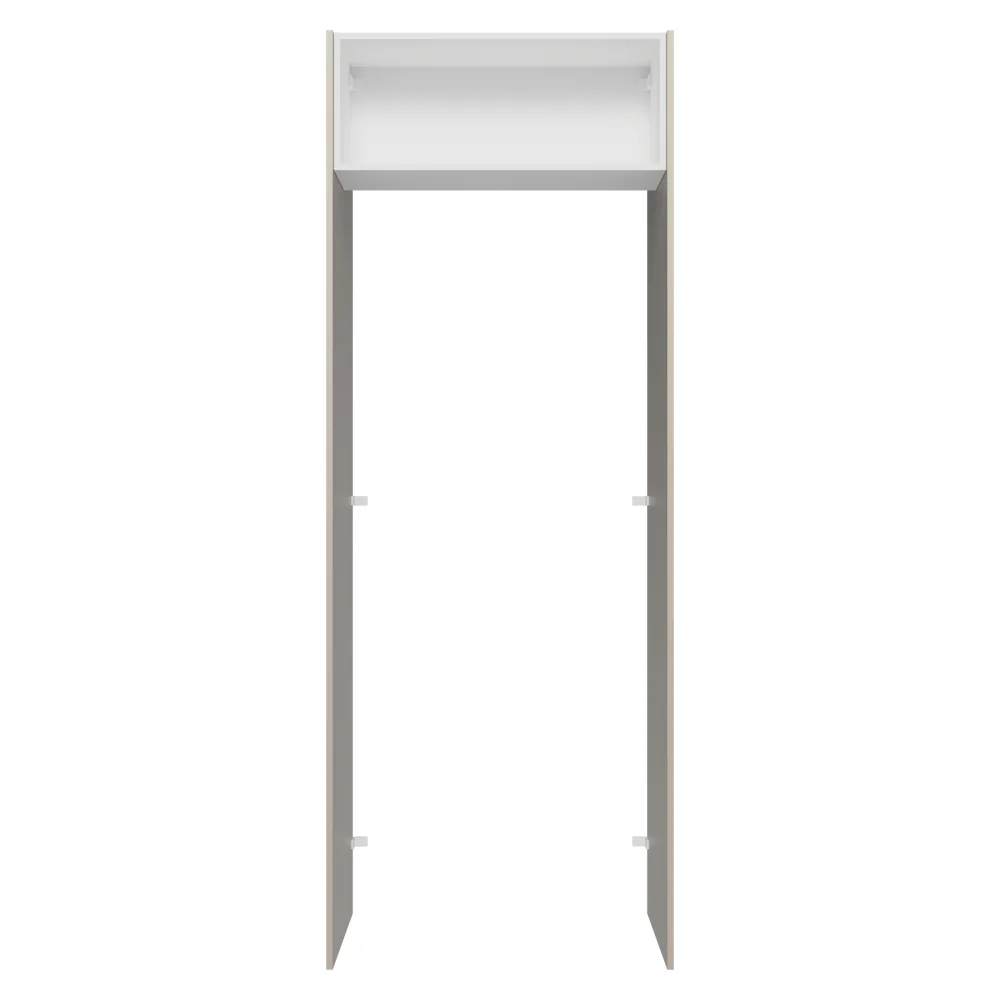 Porta-Geladeira 83 cm 1 Porta Basculante Crema/Branco/Crema Vik Madesa - Image 12
