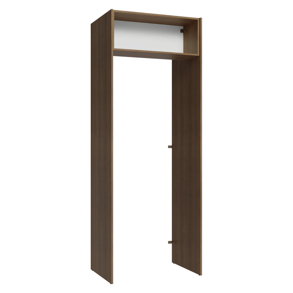 Porta-Geladeira 83 cm 1 Porta Basculante Rustic/Cinza Agata Madesa - Image 11