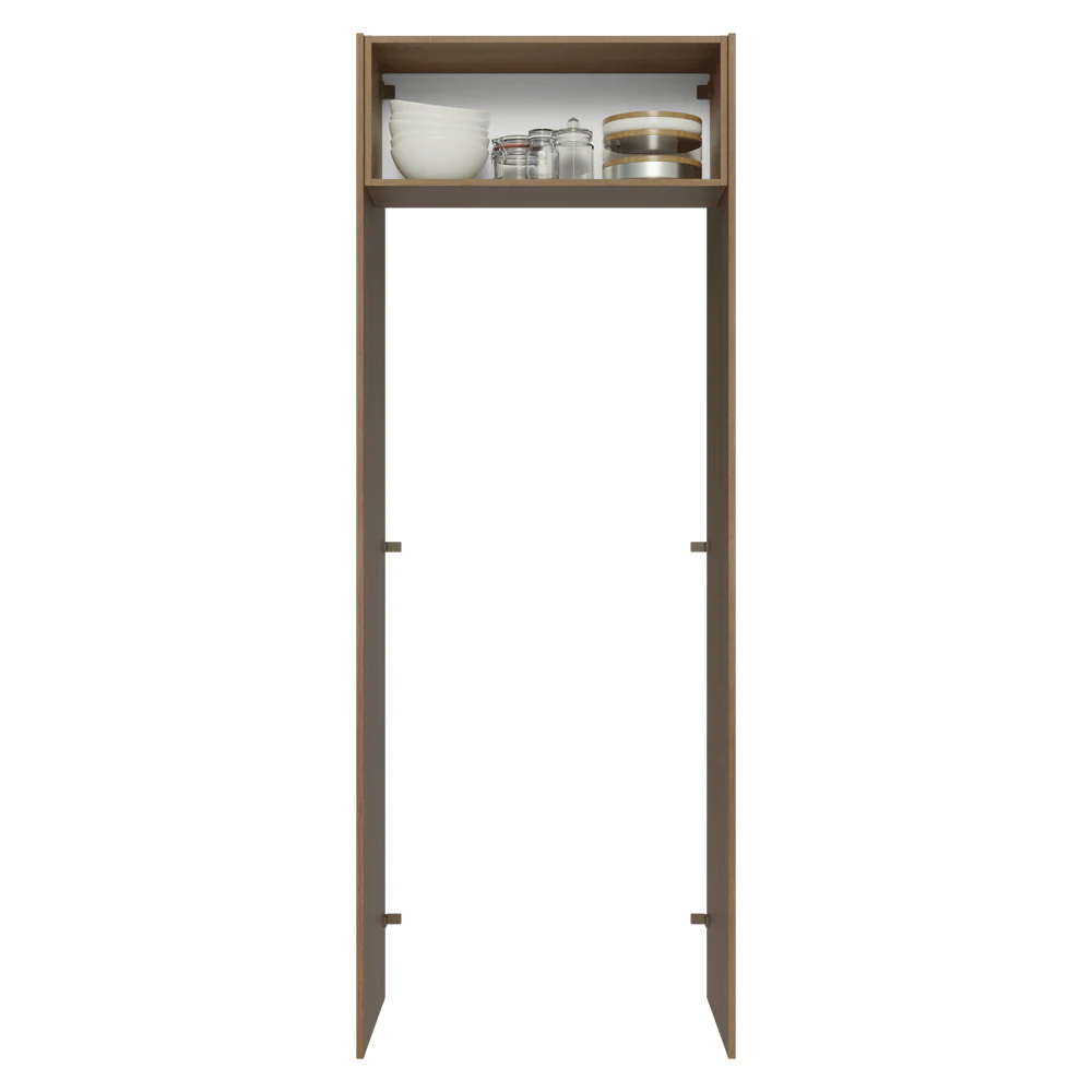 Porta-Geladeira 83 cm 1 Porta Basculante Rustic/Cinza Agata Madesa - Image 4