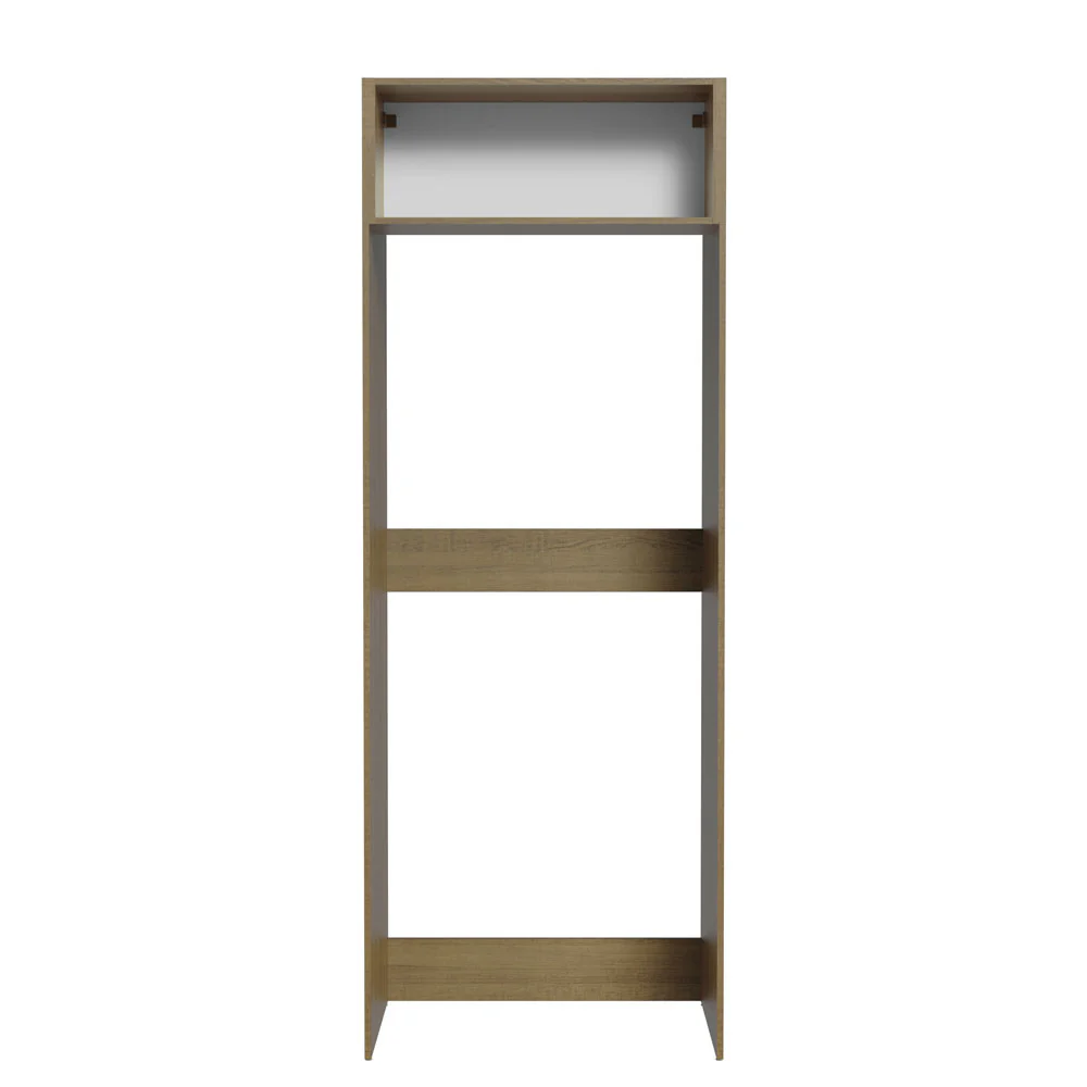 Porta-Geladeira Madesa Glamy 1 Porta Basculante Rustic/Branco - Image 11