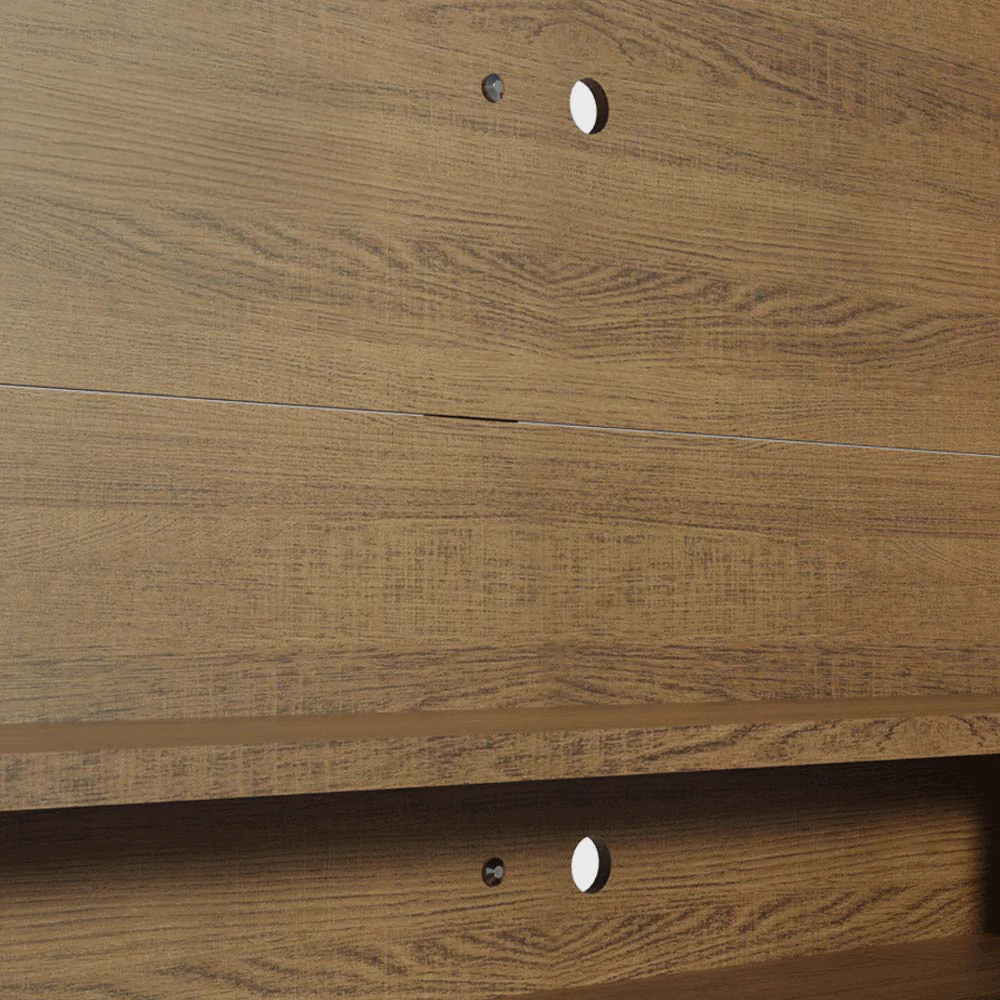 Rack com Painel para TV até 60 Polegadas 180 cm com Pés Rustic Cancun Madesa - Image 11