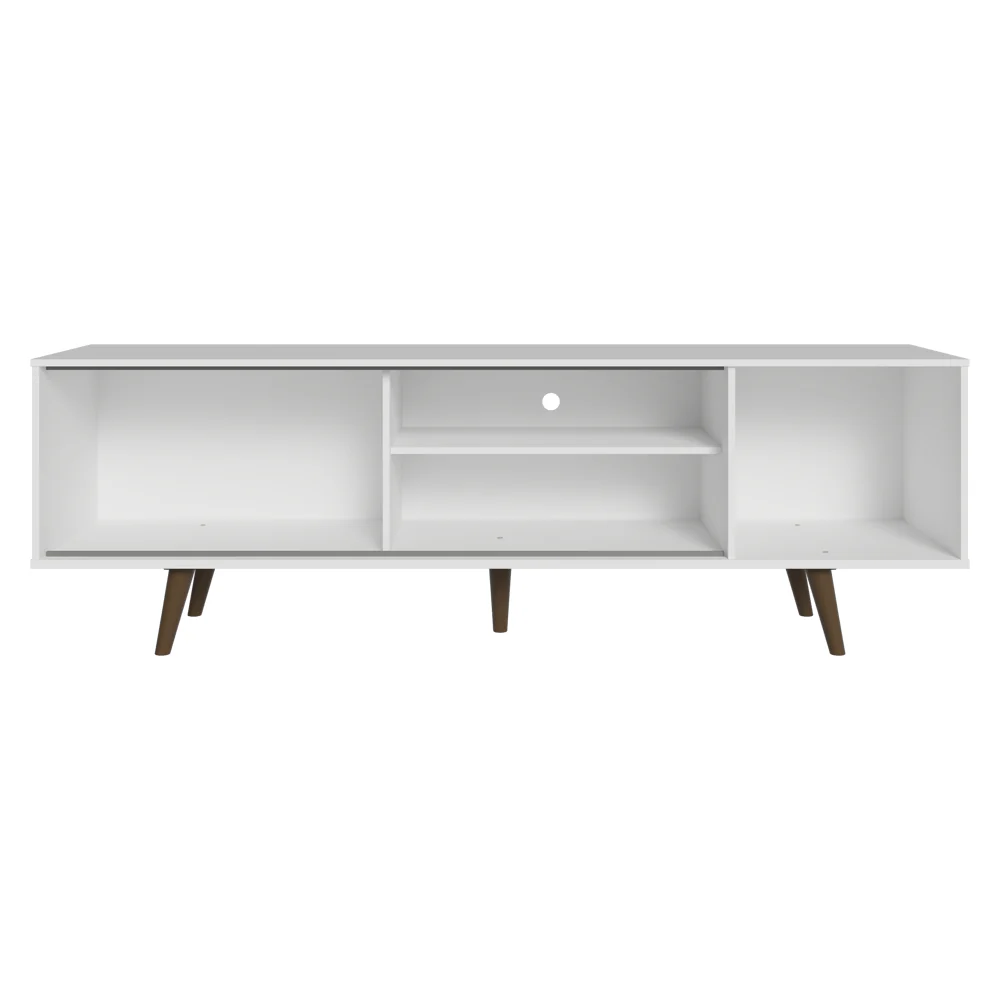 Rack Madesa Dubai para TV até 65 Polegadas com Pés Branco/Rustic 9B5Z - Image 8