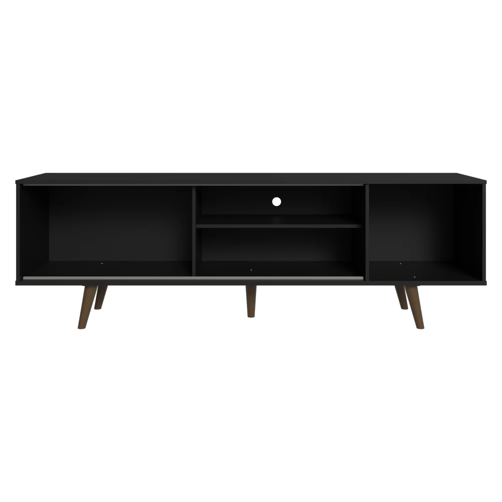 Rack Madesa Dubai para TV até 65 Polegadas com Pés Preto/Rustic D85Z - Image 10