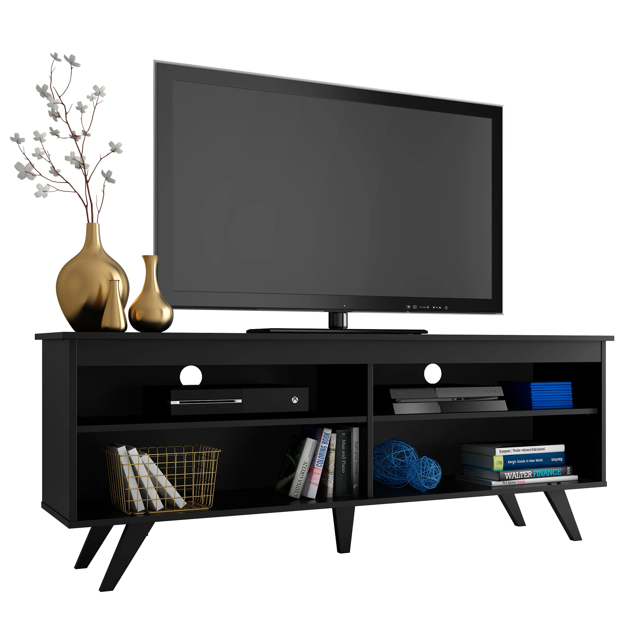 Rack para TV até 65 Polegadas Preto Madesa - Image 2