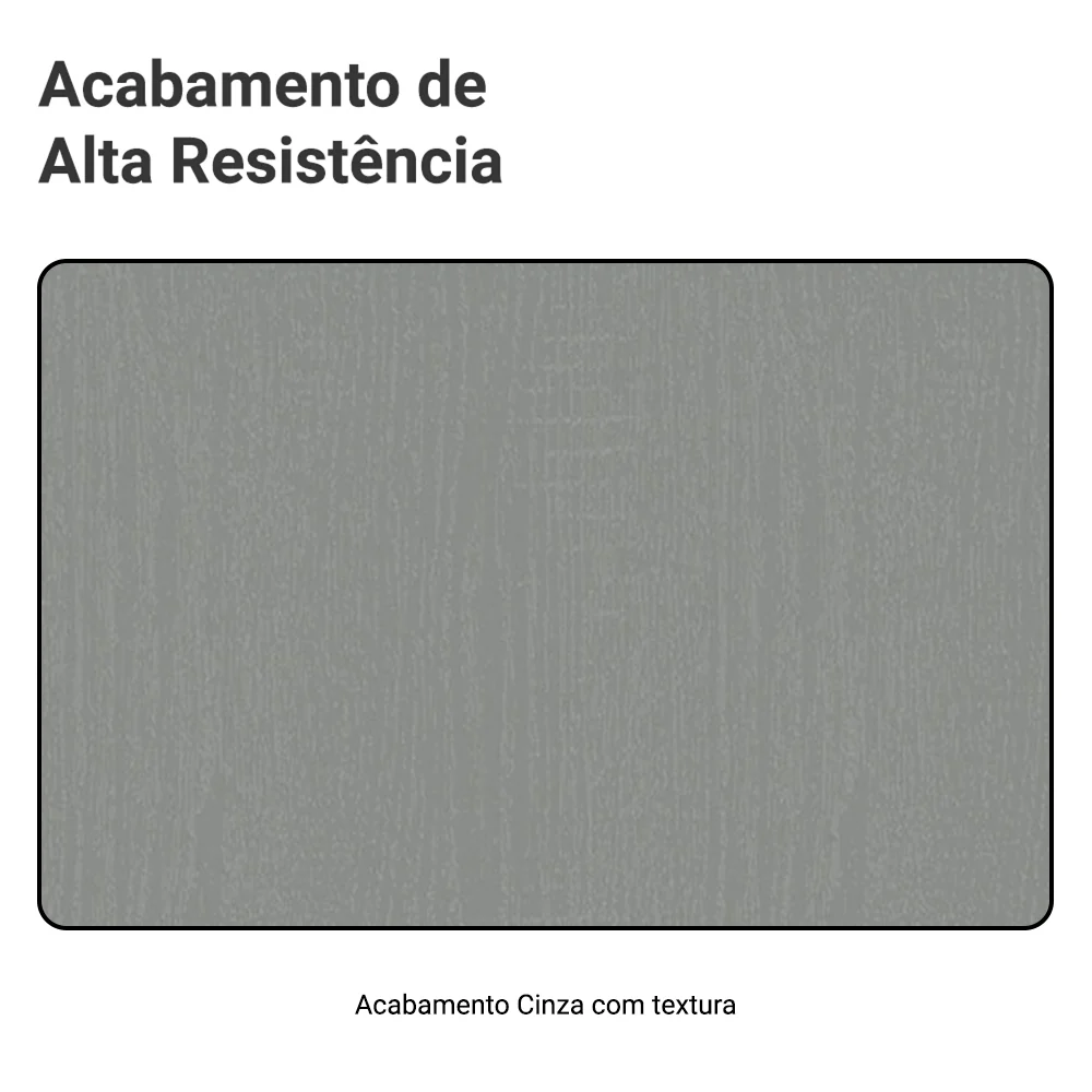 Rack para TV até 70 Polegadas + Prateleira 200cm Cinza Nice Madesa 02 - Image 9