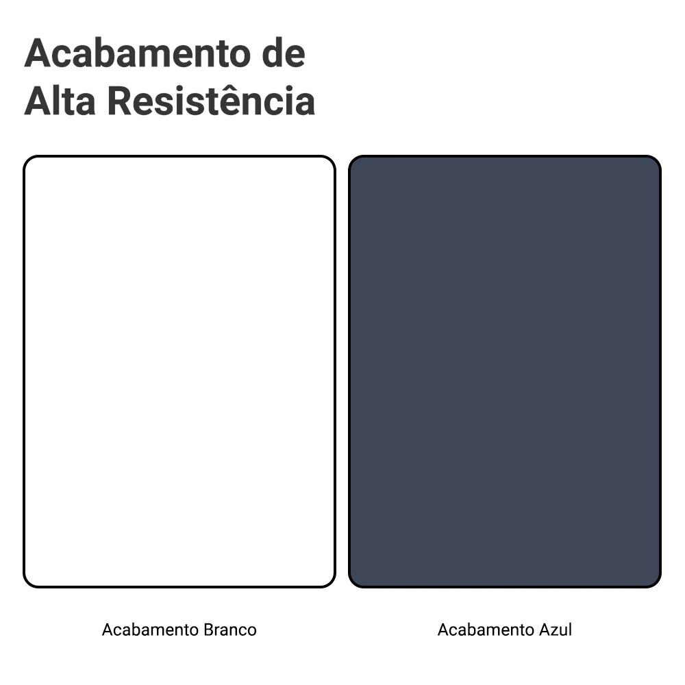 Rack para TV até 80 Polegadas 218 cm 2 Portas Branco/Azul Vik Madesa - Image 10