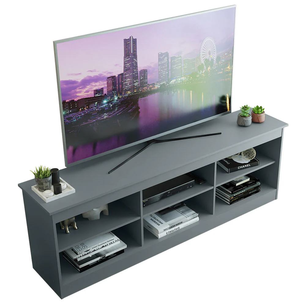 Rack para TV até 80 Polegadas Cinza Madesa - Image 6