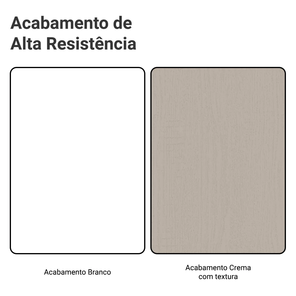 Rack Suspenso para TV até 80 Polegadas 218 cm 2 Portas Branco/Crema Agata Madesa - Image 11