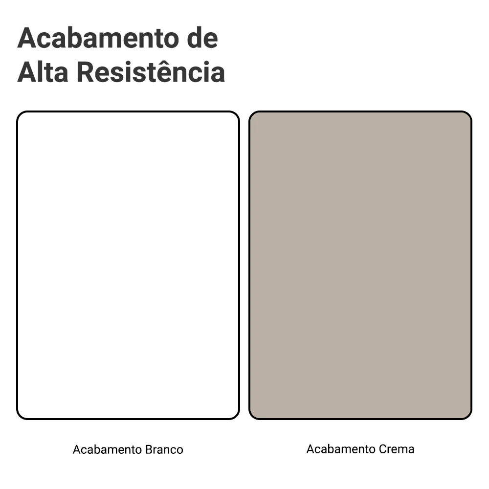 Rack Suspenso para TV até 80 Polegadas 218 cm 2 Portas Branco/Crema Vik Madesa - Image 10