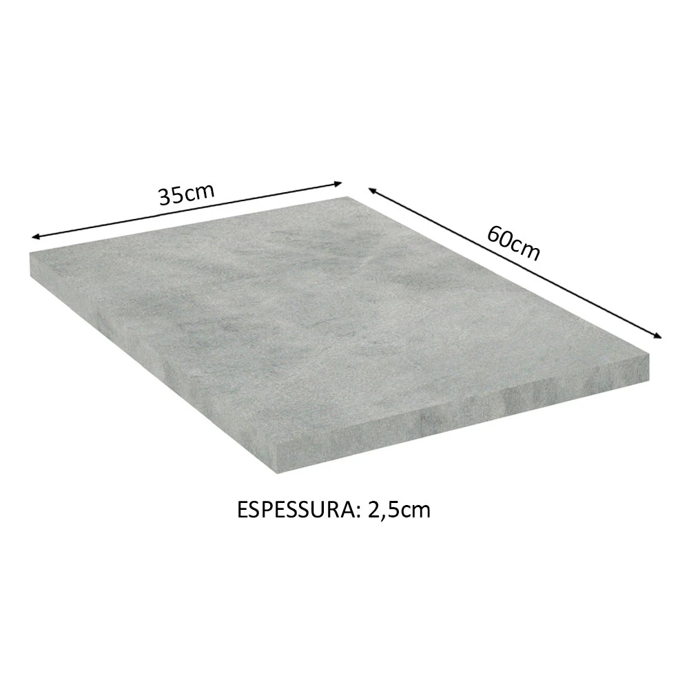 Tampo para Balcão de 35 x 60 cm para Cozinhas Madesa Glamy, Lux e Stella Mood - Image 2
