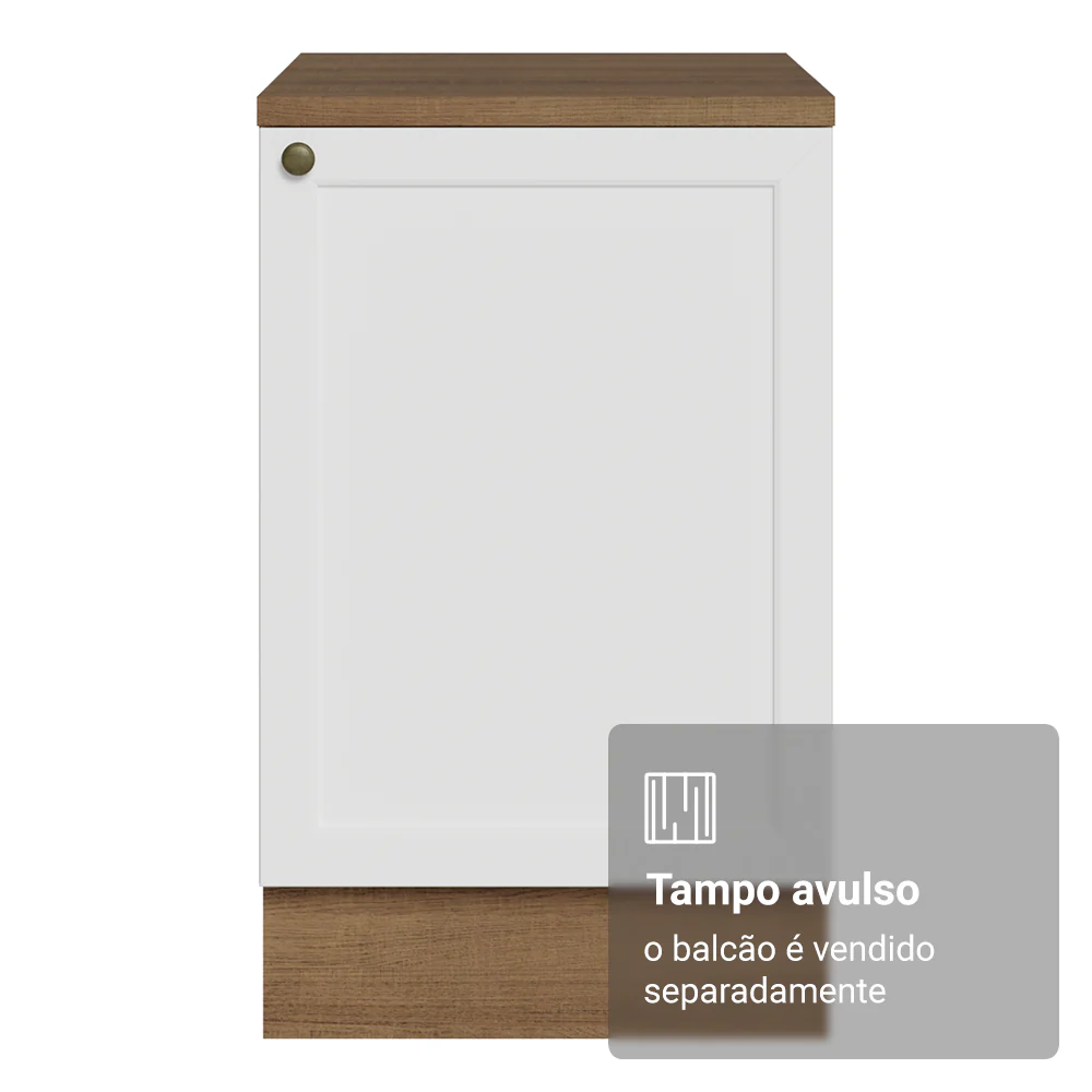 Tampo para Balcão 50 x 60 cm para Cozinhas Agata, Glamy, Lux, Stella e Vik Rustic Madesa - Image 4