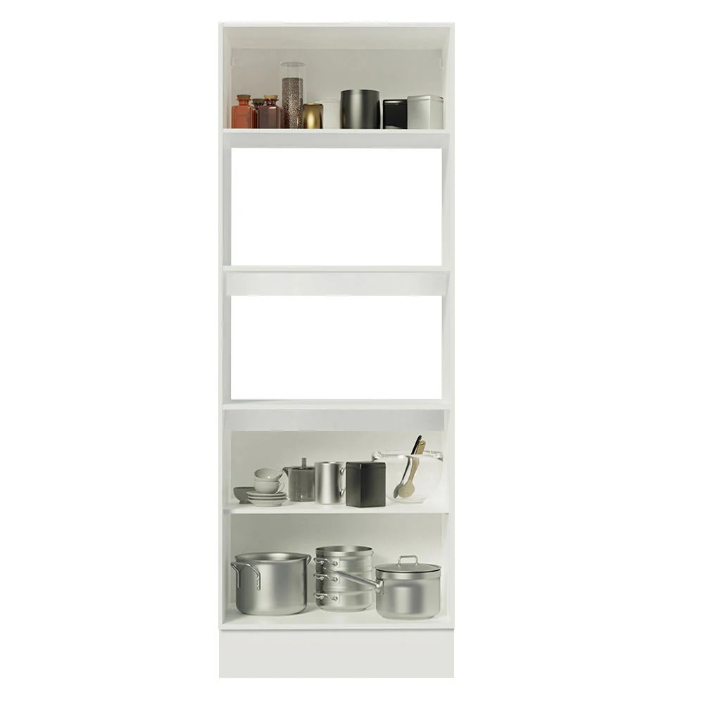 Torre Quente Madesa Smart 2 Portas e 1 Basculante Branco/Rustic XP - Image 3