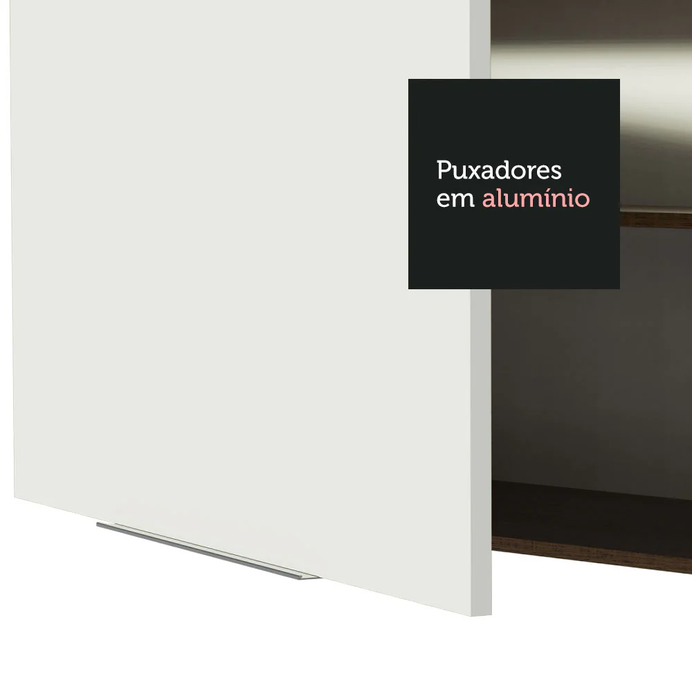 Torre Quente Madesa Stella 60 x 60 cm 1 Porta 3 Gavetas Rustic/Branco - Image 6
