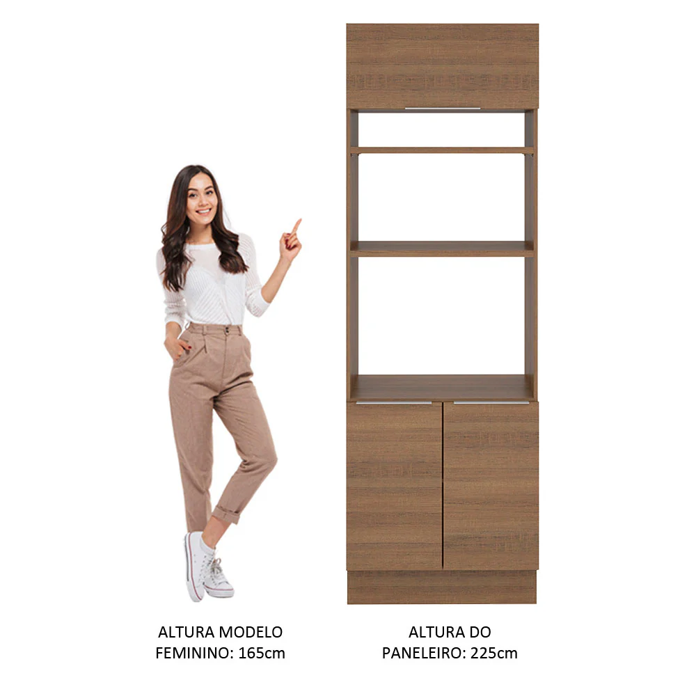 Torre Quente Madesa Stella 70 x 60 cm 3 Portas Rustic - Image 5